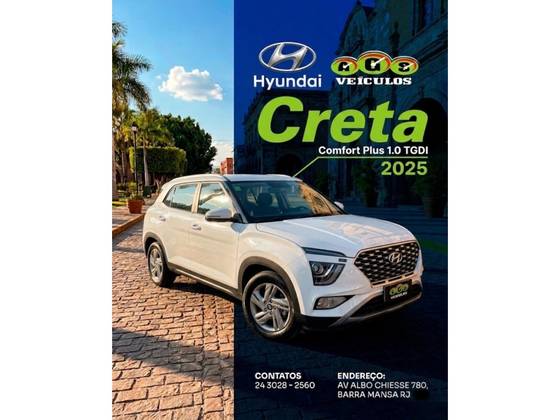 HYUNDAI CRETA 1.0 TGDI FLEX COMFORT PLUS AUTOMÁTICO HYUNDAI CRETA 1.0 TGDI FLEX COMFORT PLUS AUTOMÁTICO